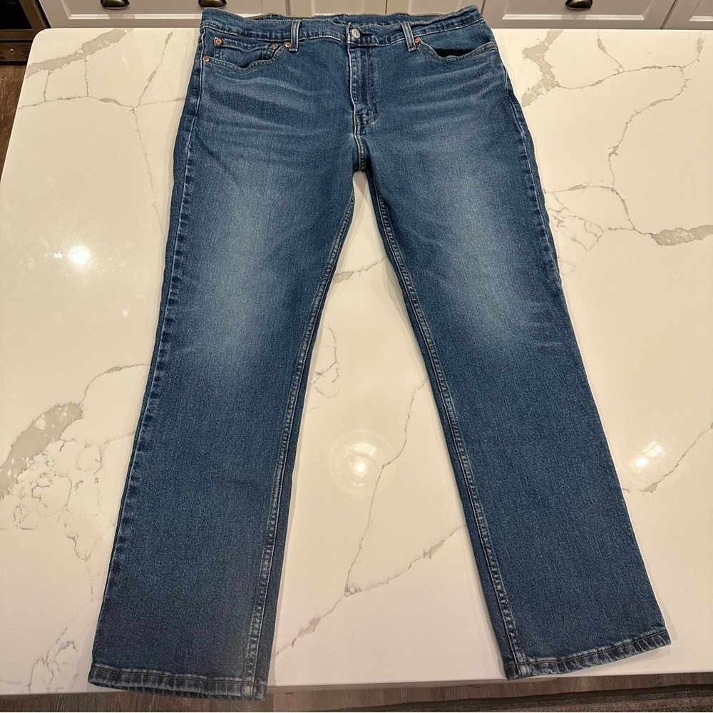 Levi’s 511 Blue Denim Straight Leg Jeans Casual Stretch Outdoors Men’s 38 x 30
